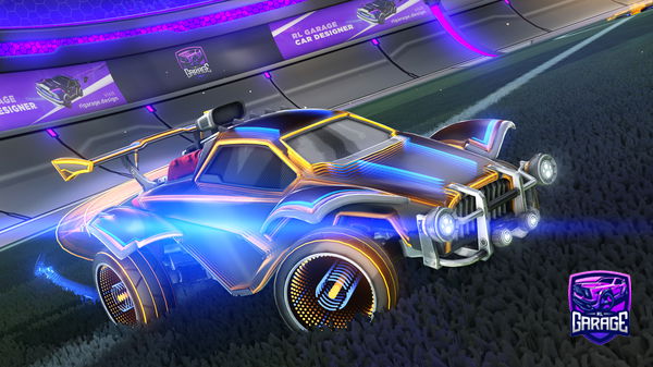 A Rocket League car design from Lexa_S78