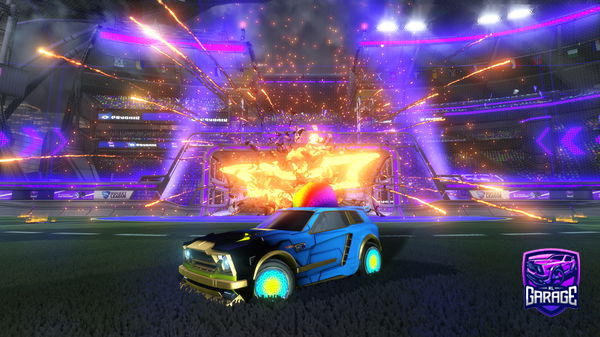 A Rocket League car design from meontophildake