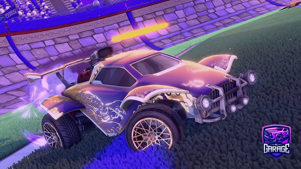 A Rocket League car design from Minuano