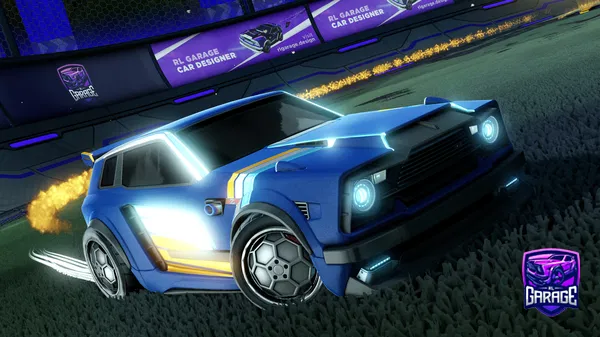 A Rocket League car design from Reesey-triplet1t