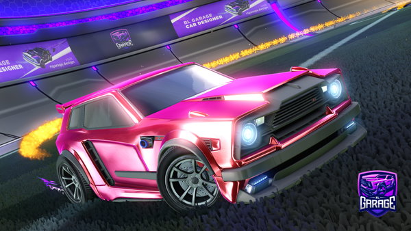 A Rocket League car design from gfg
