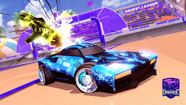 A Rocket League car design from carup