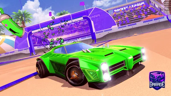 A Rocket League car design from Bogen