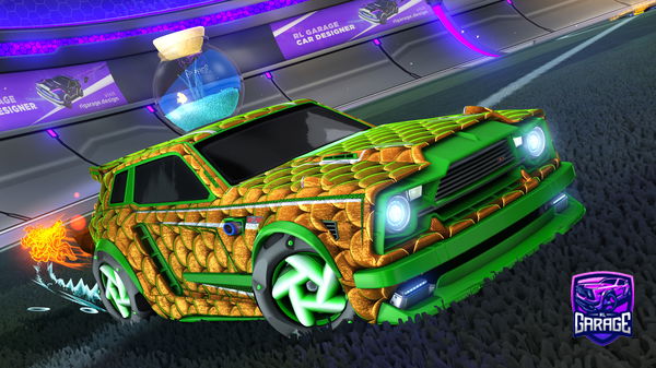 A Rocket League car design from ItsGiuze