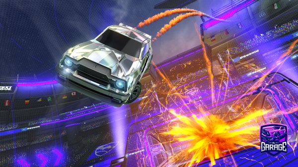 A Rocket League car design from Nya07