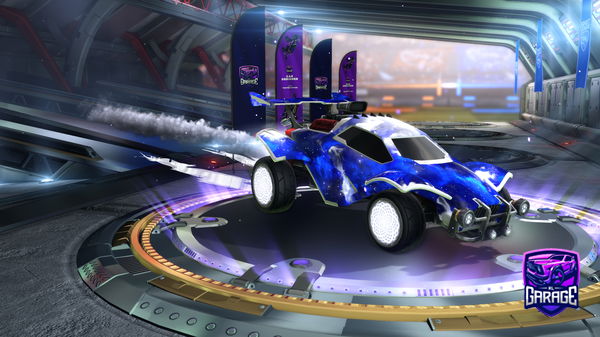 A Rocket League car design from Rowinabow