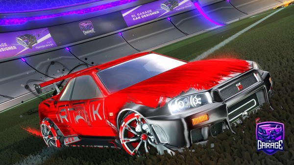 A Rocket League car design from Spajder