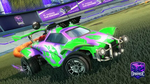 A Rocket League car design from NaxotiOnYT