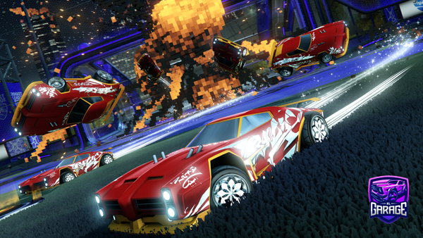 A Rocket League car design from dubbliuz