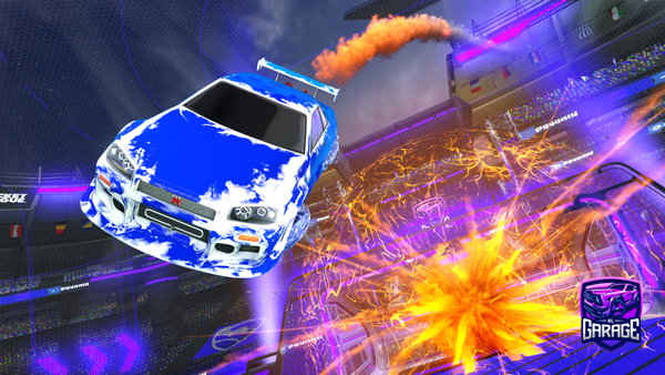 A Rocket League car design from Bennibow1