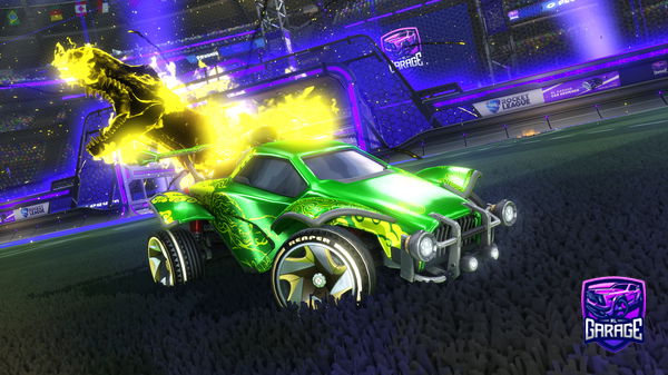 A Rocket League car design from Titanpowe132