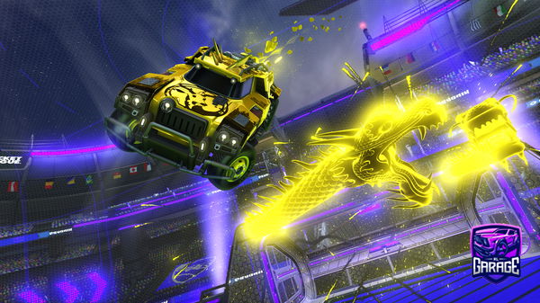 A Rocket League car design from Durkan_Ezily