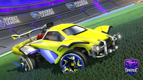 A Rocket League car design from ikoaN