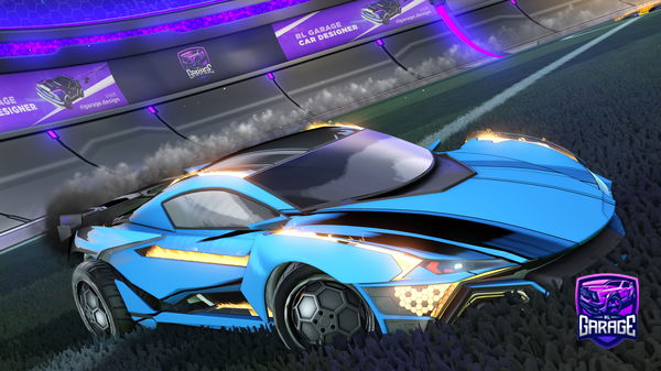 A Rocket League car design from best_rlYt