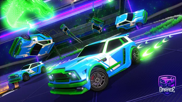 A Rocket League car design from nexaza