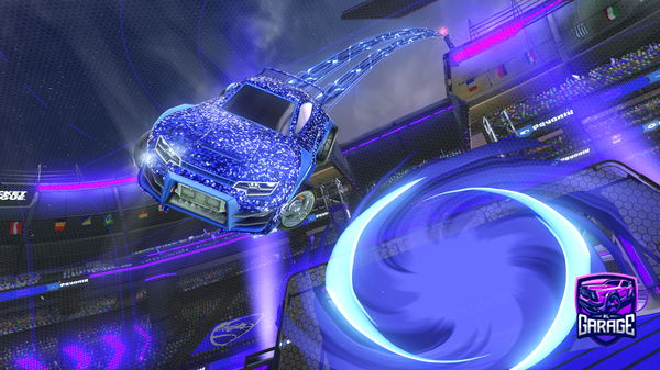 A Rocket League car design from SilvxrF0x