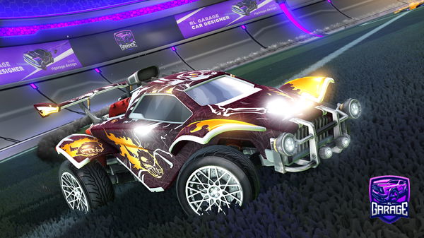 A Rocket League car design from drft_rl