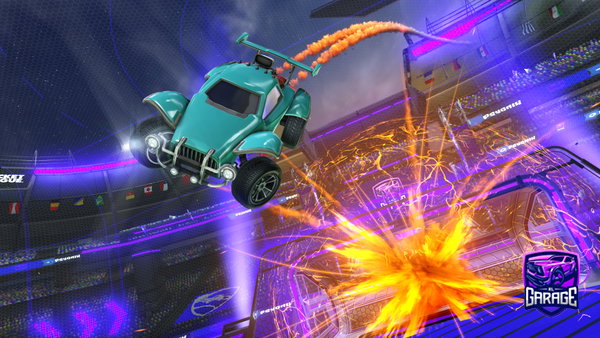 A Rocket League car design from Mar83music