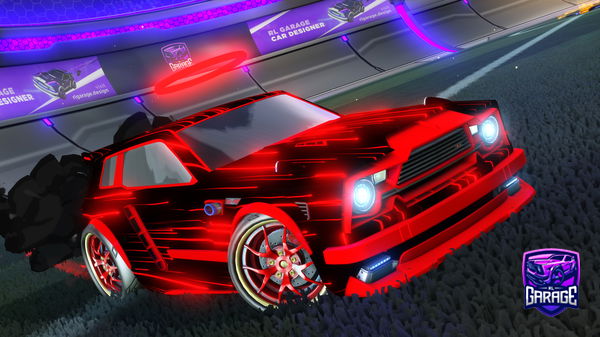 A Rocket League car design from Xxyuki