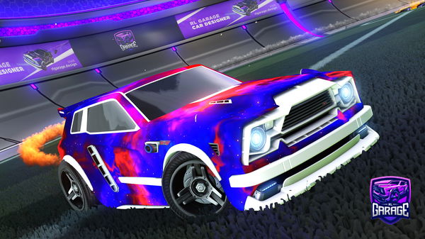 A Rocket League car design from raven10