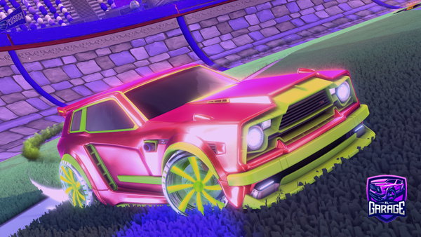 A Rocket League car design from CountlessPlayz