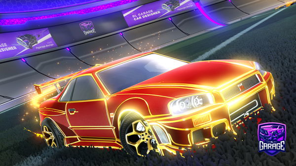 A Rocket League car design from Cashmoney121712