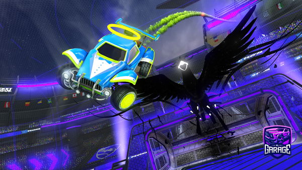 A Rocket League car design from bub-bubble