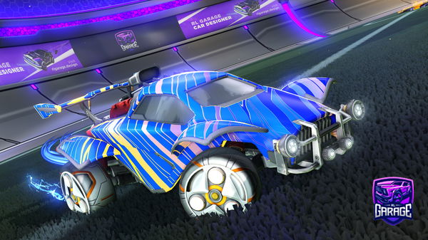 A Rocket League car design from pixl_
