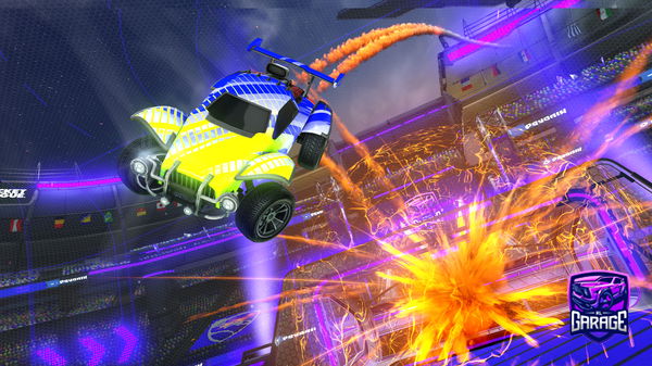 A Rocket League car design from lax16player