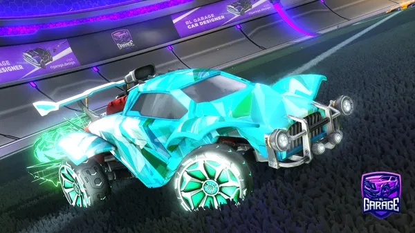 A Rocket League car design from xX2EZPZXx