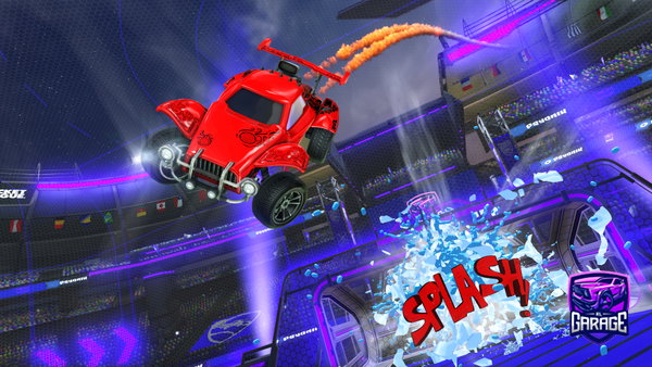 A Rocket League car design from darkoblackxd