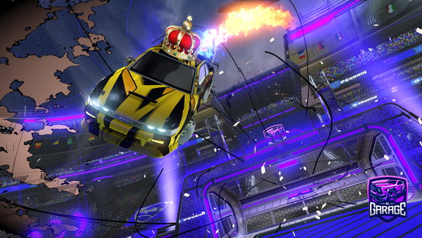 A Rocket League car design from dehutser195