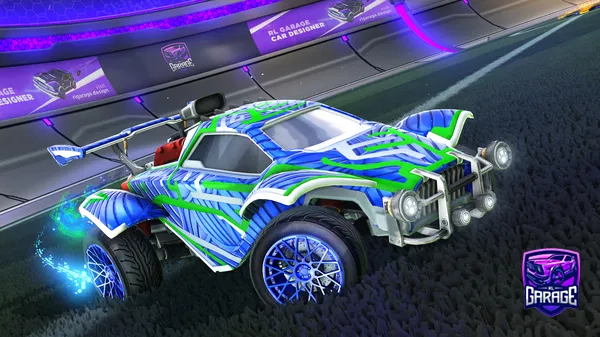 A Rocket League car design from ItsBiscuit