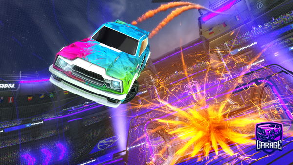 A Rocket League car design from JC27