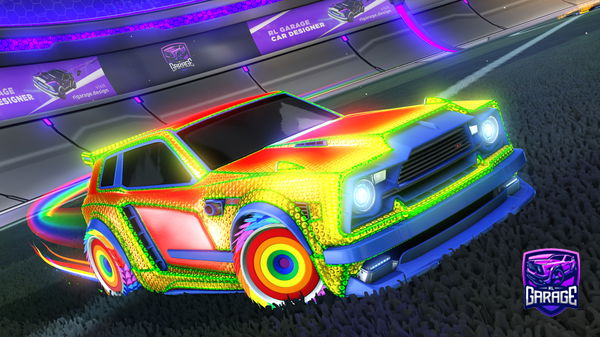 A Rocket League car design from Squidge_09