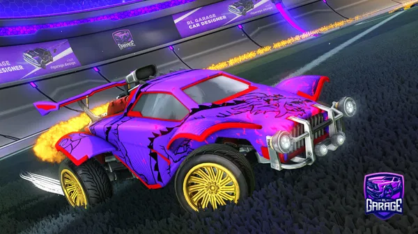 A Rocket League car design from Outburst