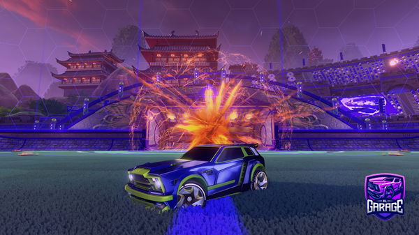 A Rocket League car design from SELDERA