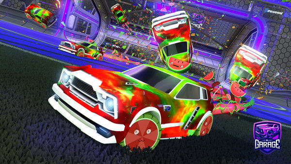 A Rocket League car design from Roachey
