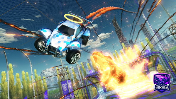 A Rocket League car design from Hoopzyy