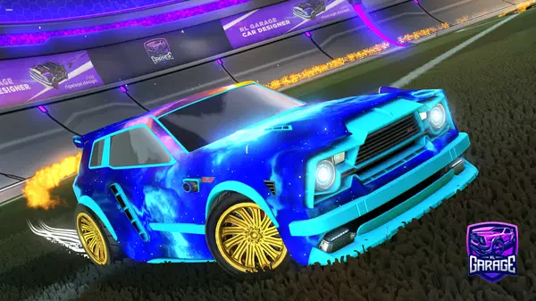 A Rocket League car design from Outburst