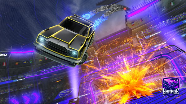 A Rocket League car design from HyperFire22