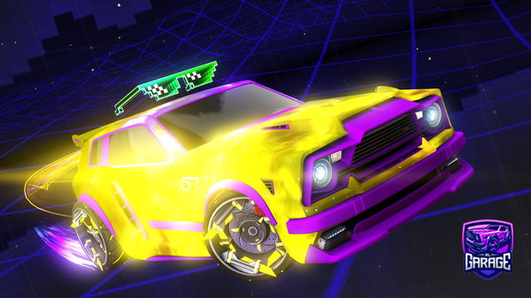 A Rocket League car design from Vib1nDin0