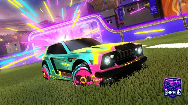 A Rocket League car design from Verrkami