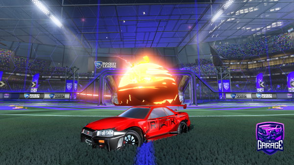 A Rocket League car design from Grubejust