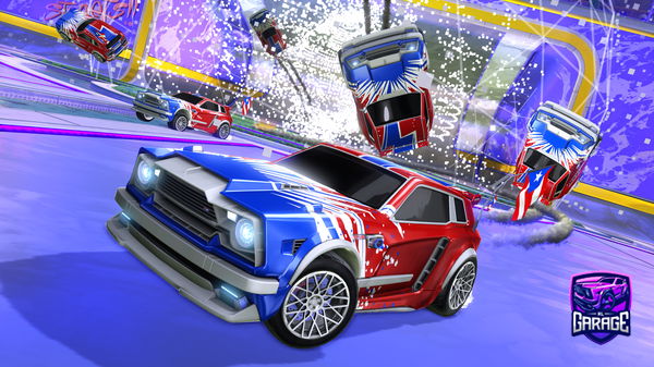 A Rocket League car design from AstroMars
