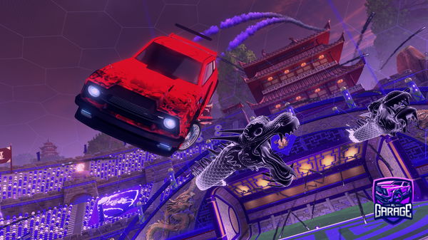 A Rocket League car design from Ghosty01