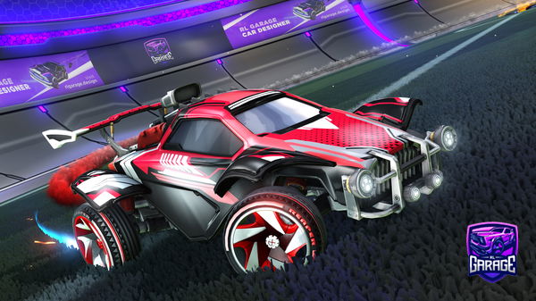 A Rocket League car design from SpaceCoyoteKACHOW