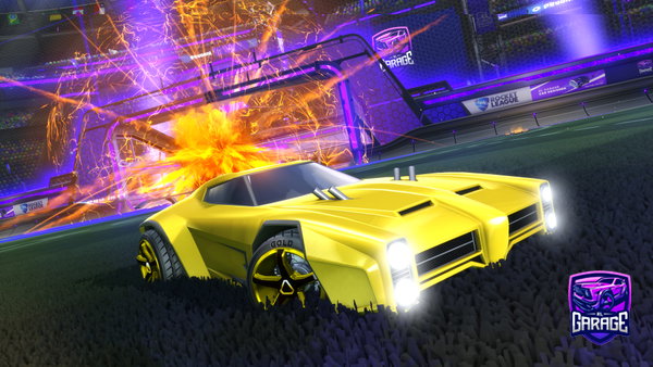 A Rocket League car design from KID26102011