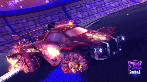 A Rocket League car design from Raiyu