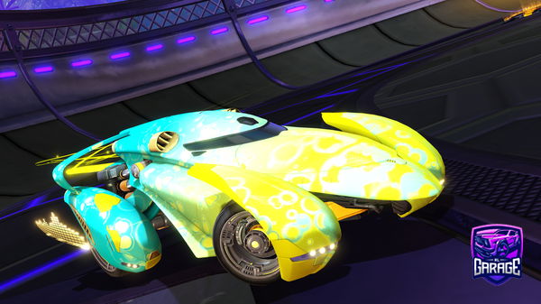 A Rocket League car design from Apexyz